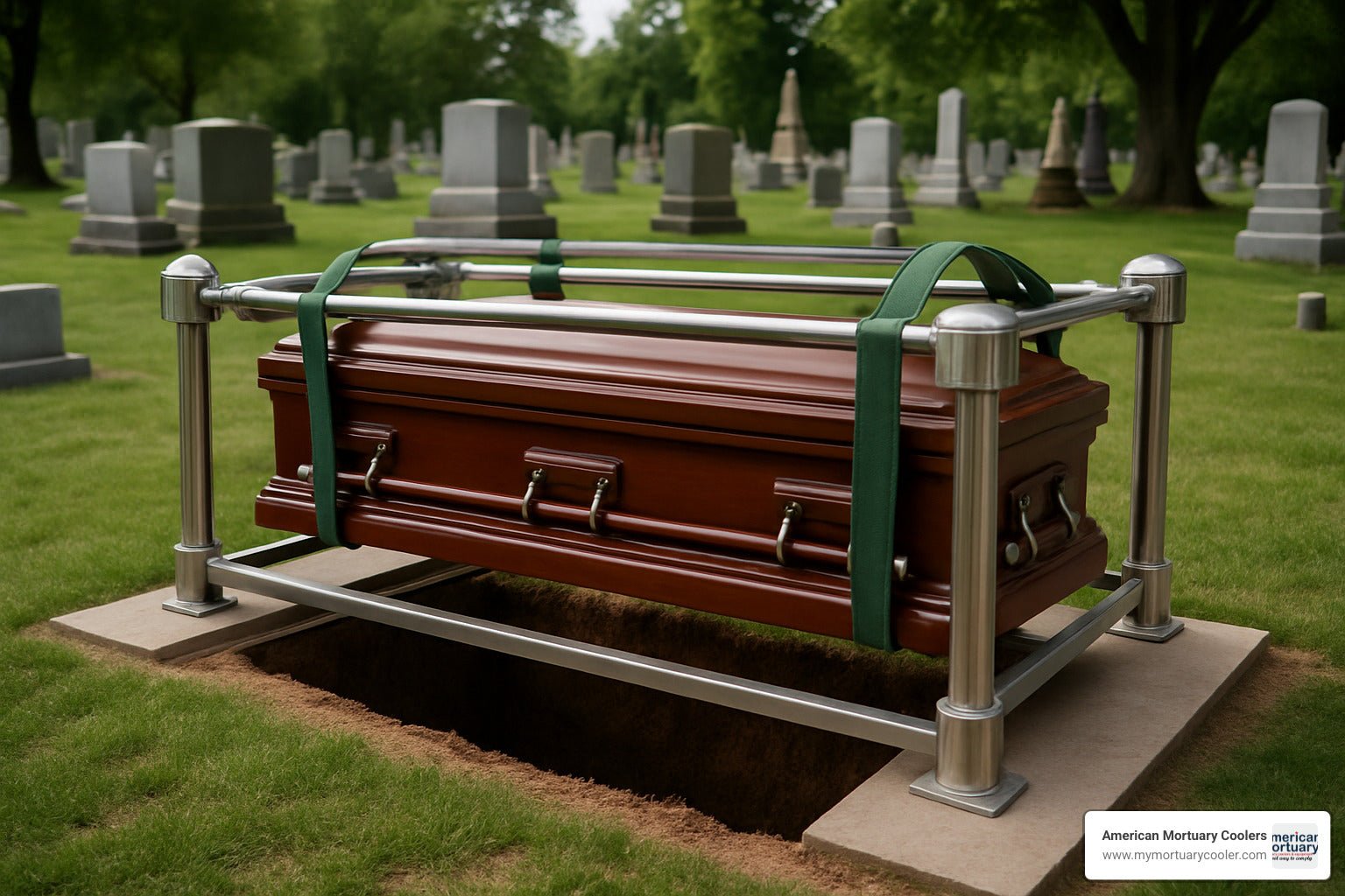 Coffin Lowering Machine for Sale: In Depth Guide to Buying - American Mortuary Coolers & Equipments Coffin Lowering Machine for Sale: In Depth Guide to Buying - American Mortuary Coolers & Equipments
